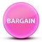 Bargain eyeball glossy elegant pink round button abstract