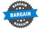 bargain sign. bargain circular band label. bargain sticker
