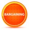 Bargaining Natural Orange Round Button