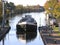 Barge in a canal in Oldenburg