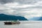 Barge in Columbia River