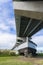 Barge Dart and Hindmarsh Island Bridge, Goolwa, South Australia