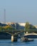 A barge on the Seine, Paris