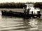 Barge Travelling Upstream on the Danube