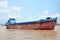 Barge on Yangtze River, Nanjing, China