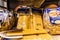 Bari, Italy - March 11, 2019: Bags with artisanal pasta, with wheat flour, for sale in an Italian gourmet store