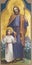BARI, ITALY - MARCH 3, 2022: The painting of St. Joseph wiht the young Jesus church Chiesa dell Immacolata