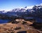 bariloche,nahuel huapi lake luxury hotel llal llao ,air viux mountain with snow