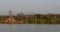 Baringo lake landscape showing the rise of the waters with dead trees and sunken homes, Kenya, Reel Time