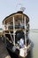 Barisal, Bangladesh, February 27 2017: View of the bow and first class of The Rocket - an ancient paddle steamer operating