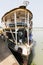 Barisal, Bangladesh, February 27 2017: View of the bow and first class of The Rocket ship