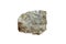 Barite mineral rock stone in hand. a mineral consisting of barium sulfate