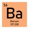 Barium chemical symbol