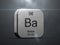 Barium element from the periodic table