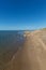 Barmouth beach and sea north west Wales UK Snowdonia