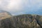 Barmouth in valley from Cadiar Idris, Dolgellau, Snowdonia, North Wales