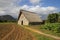 Barn for air-curing of tobacco