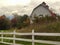 Barn and farmland