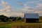 Barn, Farmland and Mount Adams