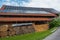 Barn with firewood and photovoltaic