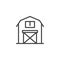 Barn line icon