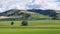 Barn in the middle of rolling hills of Palouse, washington