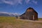 Barn at Mormon Row at Grand Teton Mountain Range