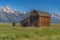 Barn and outhouse on Mormon Row