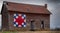 Barn Quilt on Old Rundown Barn