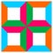 Barn quilt pattern, Patchwork design