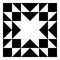 Barn quilt symbol icon