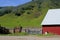 Barn red with cows Lompoc California