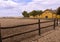 Barn, stables and riding ring used by Magyar cowboys in  Dunapataj3, Bacs-Kiskun, Hungary, for shows and demonstrations.