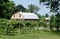 Barn and vineyard