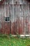 Barn wall with a window