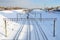 Barnaul, Russia, January, 13, 2016, Nobody, rail journey on the road to Barnaul