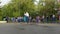 Barnaul, Russia - May 23 2021. Social dancing at street with crowd