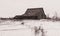 Barns in Decay on the Winter Prairie Landscape