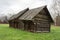 Barns granary, warehouse, storehouse. Kostroma region.