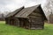 Barns granary, warehouse, storehouse. Kostroma region.