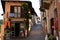 Barolo, province of Cuneo, Piedmont, Italy. July 2018. The alleys of the old town