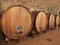 Barolo Wine aging in Italian Wine Casks
