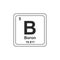 Baron Periodic table chemical symbol