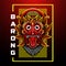 Barong head esport logo design