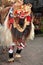 Barong Lion Character Dances On Stage, Bali Indonesia