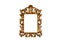 Baroque basswood gold mirror frame