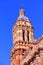 Baroque belfry of the Zacatecas cathedral, mexico  I