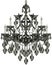 Baroque Black Chandelier