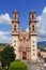 Baroque cathedral of Santa prisca in taxco guerrero, mexico I