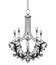 Baroque Chandelier Vector. French Luxury rich intricate ornaments. Victorian Royal Style decors